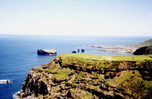 São Miguel, Azoren, Aussicht von Miradouro do Escalvado