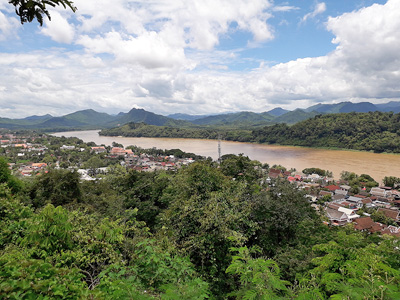 Mount Phusi - Aussicht auf Luang Prabang