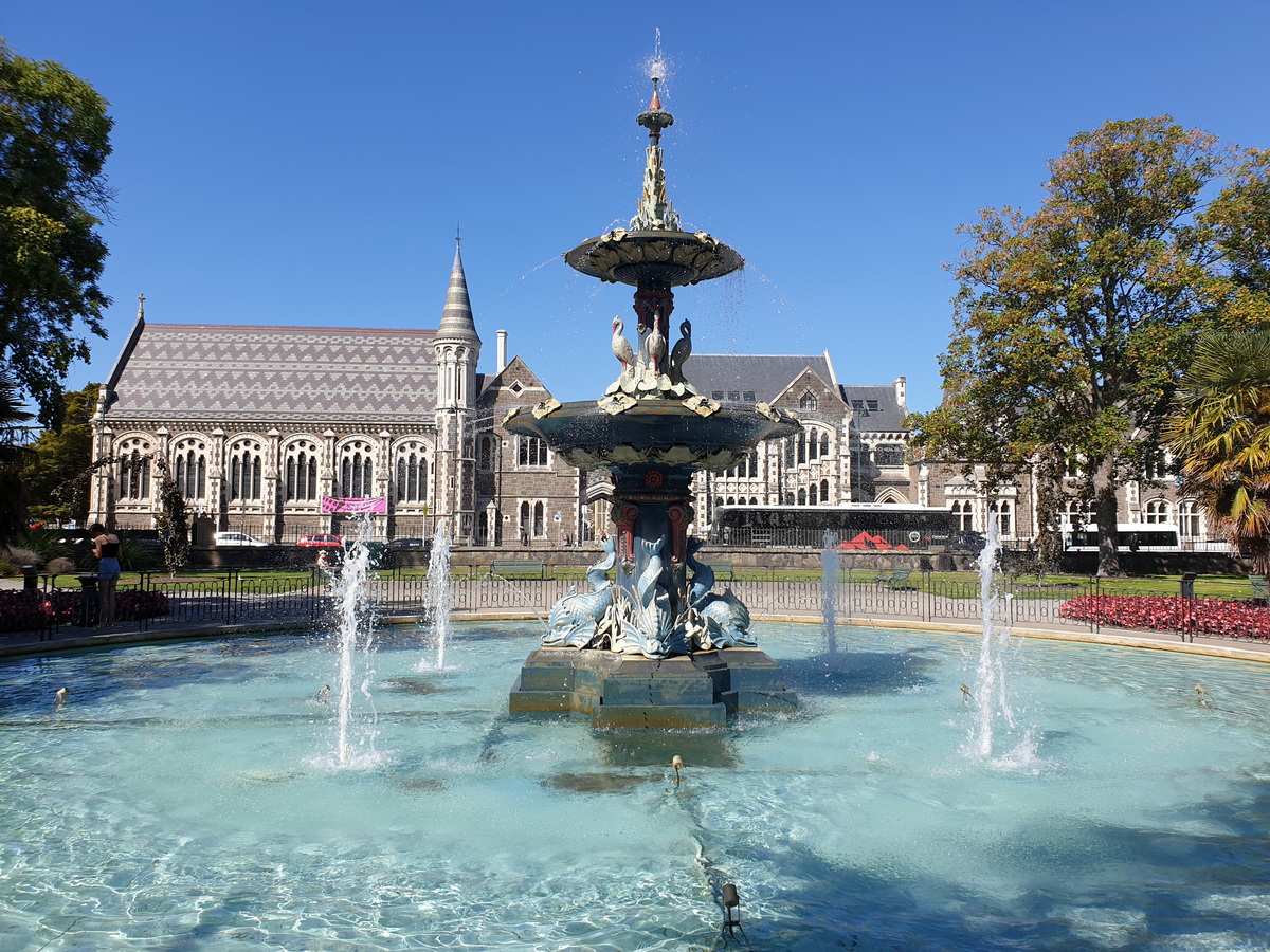 Christchurch in Neuseeland - S&uuml;dinsel