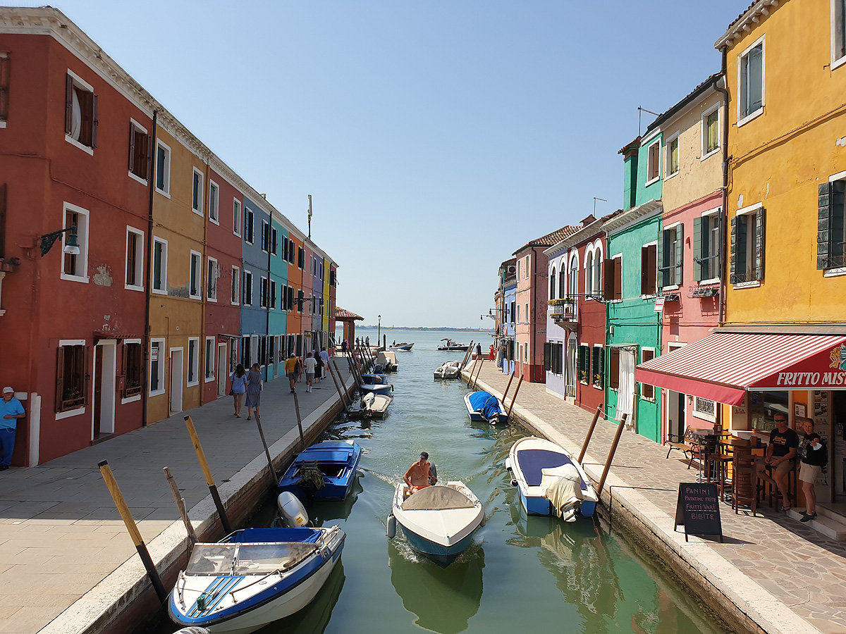 Inseln in der Lagune von Venedig - Burano